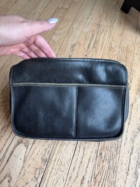 Vintage Coach Black Leather bag